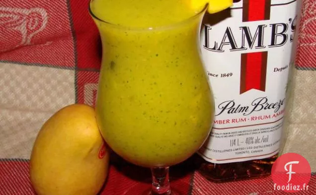 Daiquiri Glacé à la Mangue et à la Menthe