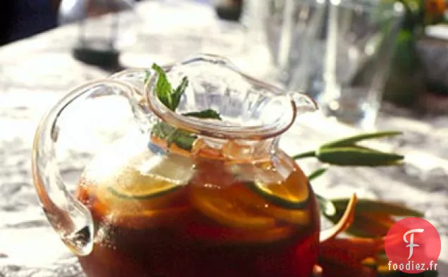 Thé Glacé à la Menthe Julep