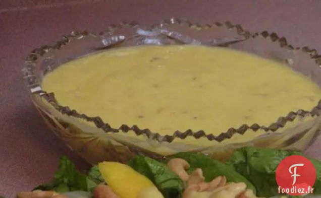 Litchi Froid, Soupe À La Mangue Garnie De Menthe