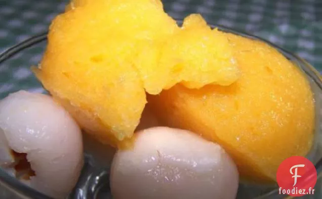 Sorbet Mangue et Citron Vert