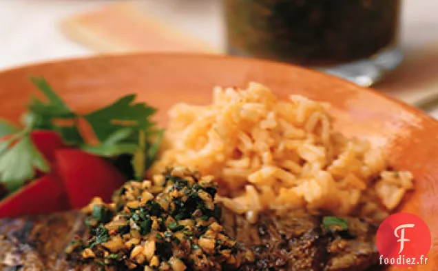 Steak à la Sauce Chimichurri
