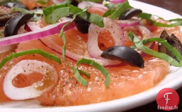 Salade de Pamplemousse, Oignon et Basilic