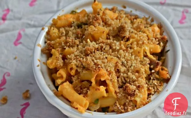 Macaroni au Fromage et à l'Andouille, Jalapeño et Habanero
