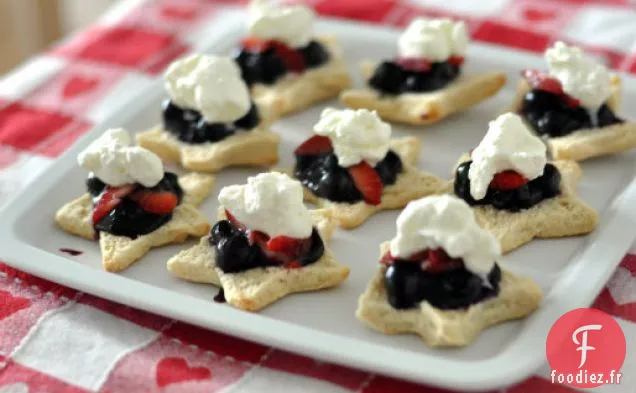 Sablés Rouges, Blancs et Bleuets