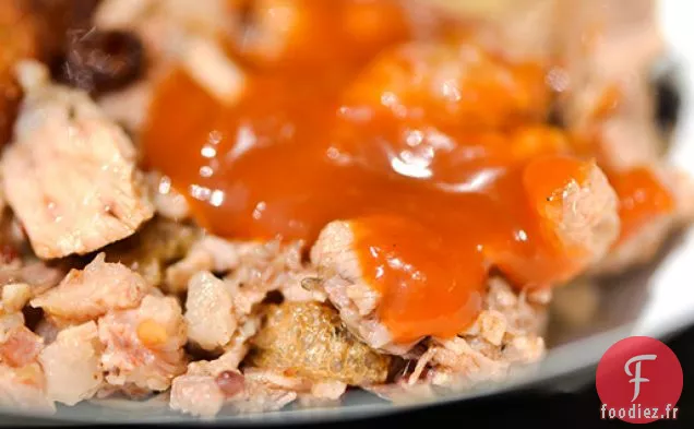 Sauce Barbecue Pêche-Bourbon