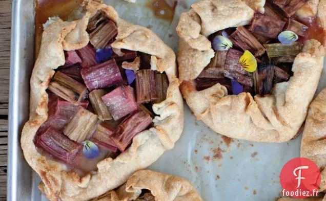 Galettes de Rhubarbe Pansy