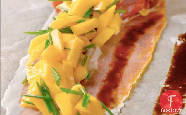 Prosciutto Aux Pêches Et Vinaigre Balsamique