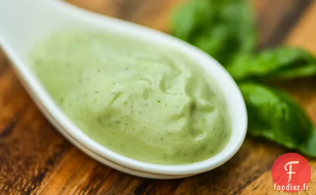 Mayonnaise au Basilic et au Parmesan