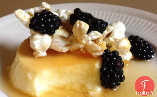 Flan de Maïs Sucré avec Maïs en bouilloire