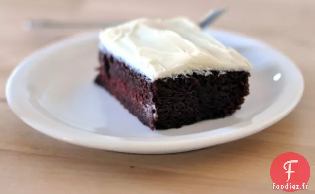 Gâteau de Velours Rouge Paresseux