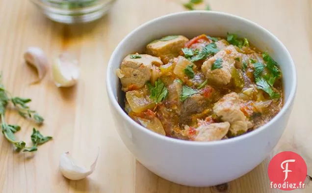 Ragoût de Porc Salé aux Tomates