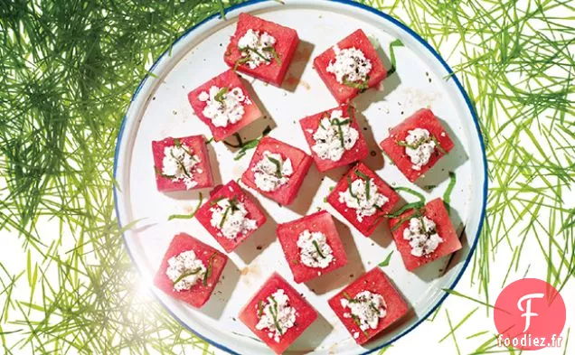 Blocs de Pastèque Farcis à la Feta