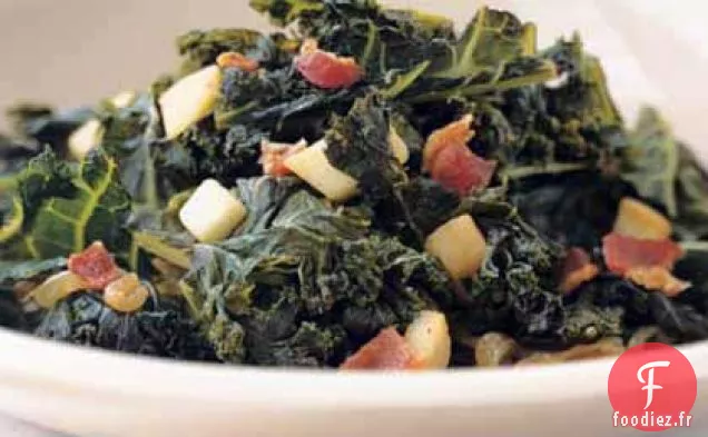Chou Frisé Braisé au Bacon et au Cidre