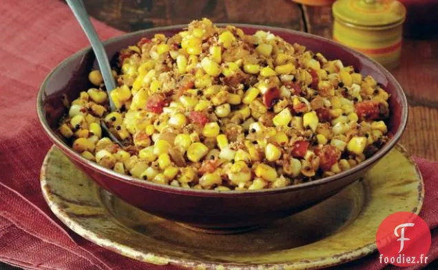 Maïs Sucré à la Noix de Coco Grillée (Thénga Makkaí) de la Cuisine Indienne Dépliée