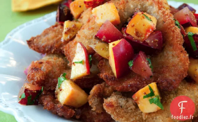 Porc Aux Pêches Et À La Moutarde