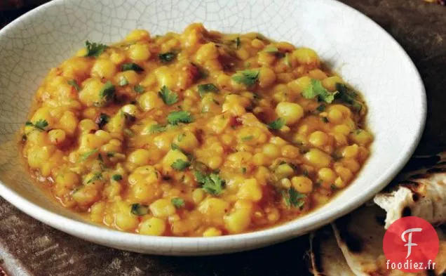 Pois Cassés Jaunes Fumés (Tamatar Chana Dal) de la Cuisine Indienne Dépliée
