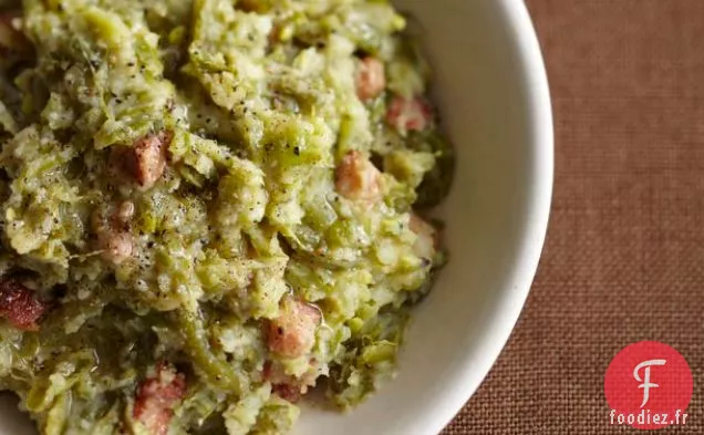 Haricots Verts écrasés et Pommes de Terre à la Pancetta des