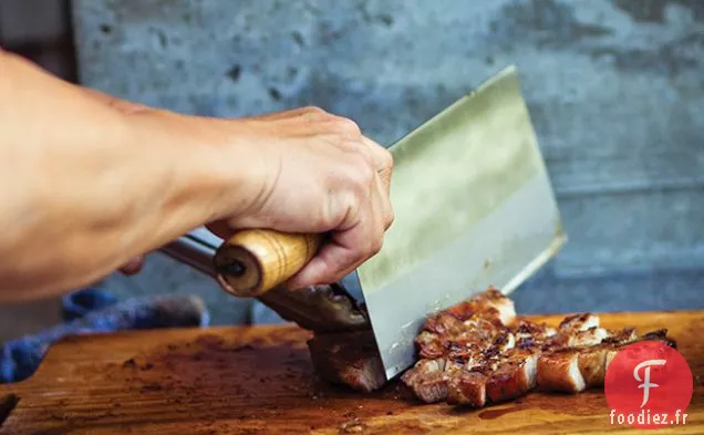 Côtelettes de Porc Grillées avec Marinade Sucrée à la Citronnelle