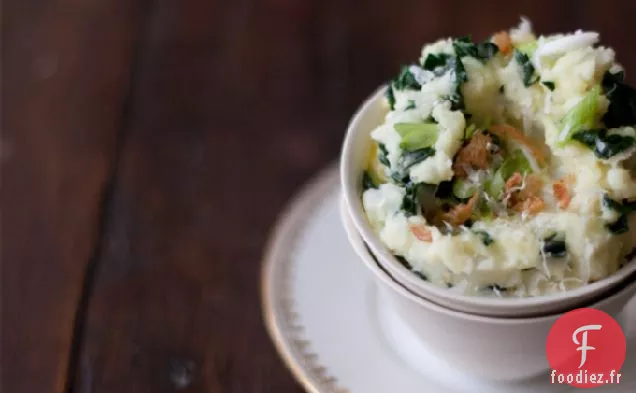 Recette De Purée De Pommes De Terre Au Chou Frisé Et À L'Huile D'Olive