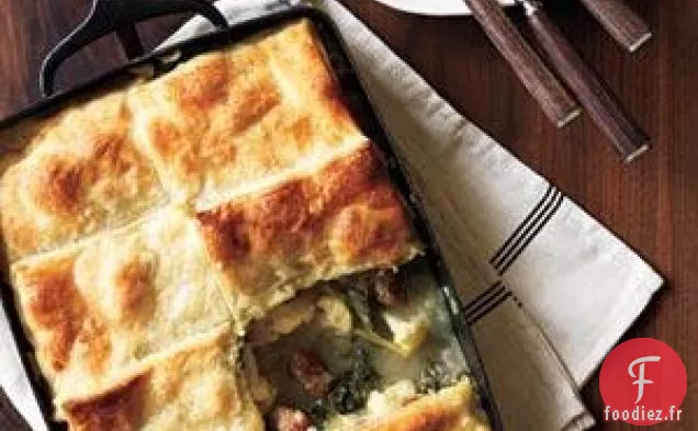 Pot-Au-Feu À La Saucisse, Au Chou-Fleur Et Au Chou Frisé