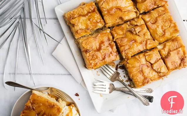 Gâteau au Rhum À l'Ananas Portoricain