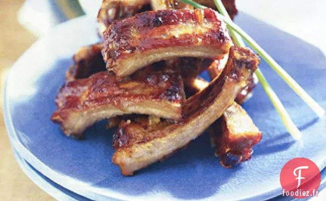 Côtes de Bébé Fumées avec Glaçage au Miel de Hoisin