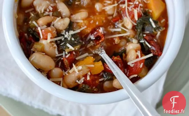 Minestrone De Chou Frisé Et De Courge Musquée