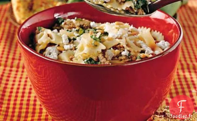 Pâtes à la Saucisse et au Chou Frisé