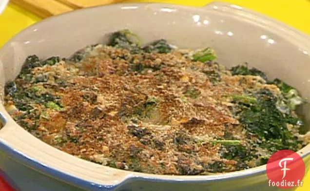 Gratin de Chou Frisé à la Pancetta