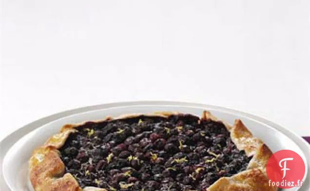 Galette aux Myrtilles et Glace au Citron