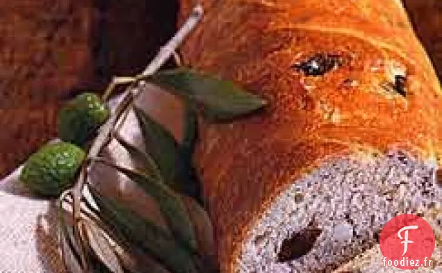 Pain Français aux Olives Kalamata et au Thym