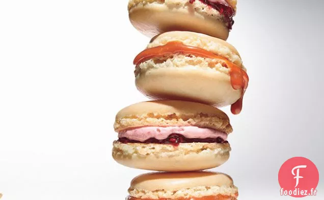 Macarons Français à la Crème au Beurre Framboise-Rose