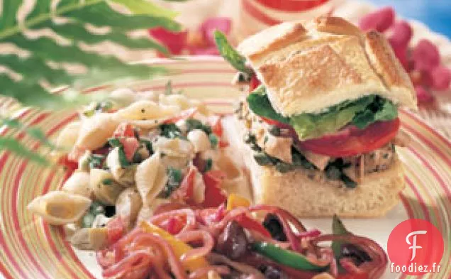 Pan De Poulet Grillé Bagnat