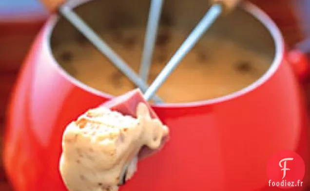 Fondue de Cèpes au Jambon et à la Ciabatta