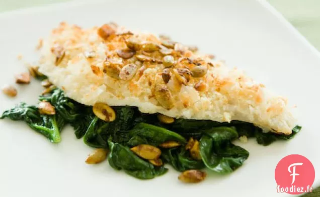 Aiglefin En Croûte de Noix De Coco