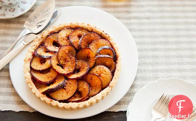 Tarte aux Prunes Italienne (Tarte aux Quetsches)