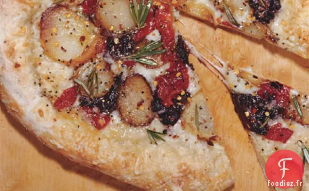 Pizza à la Fontina, Pommes de Terre et Tapenade