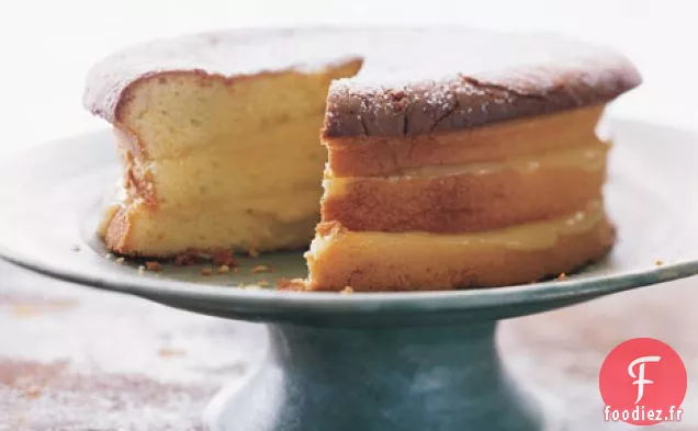 Gâteau au Citron Meyer à la Crème de Lavande