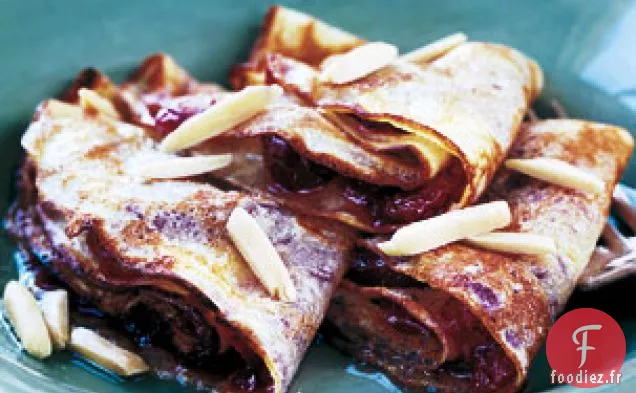 Crêpes à la confiture Flambées au Kirsch