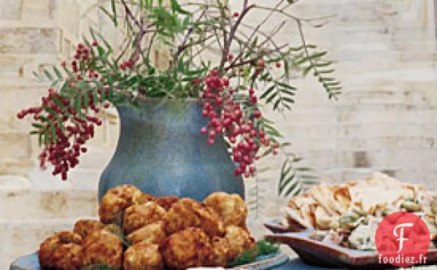 Beignets de Courgettes aux Herbes et au Fromage
