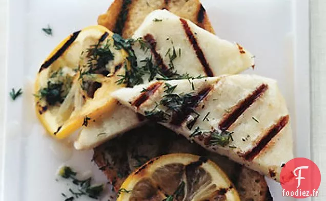 Fromage Haloumi Grillé et Citron