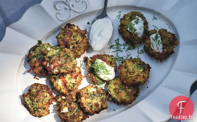 Keftedes de courgettes à la Feta et à l'aneth