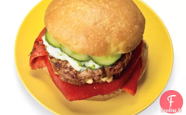 Burger à la Feta Grecque