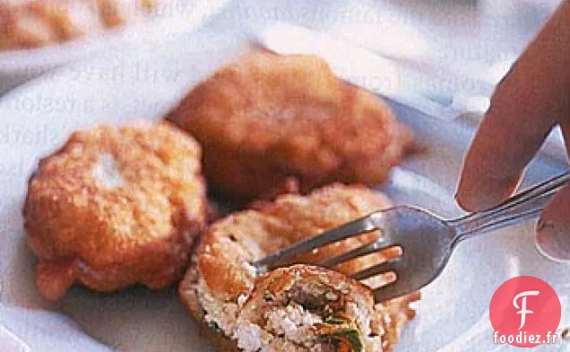 Beignets de Courgettes, Fromage et Herbes