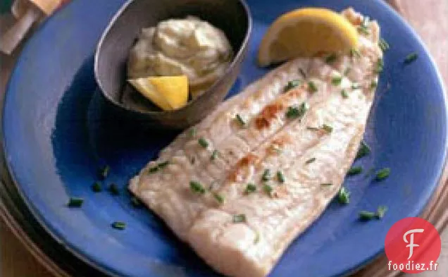 Doré Grillé À La Sauce Tartare Poivrée