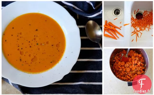 Vegan Aux Carottes Et Gingembre Soupe De Noix De Coco