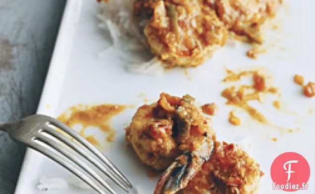 Crevettes de Goan en Sauce Rôtie à la Noix de Coco