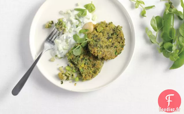 Gâteaux aux Lentilles du Sud de l'Inde avec Raita
