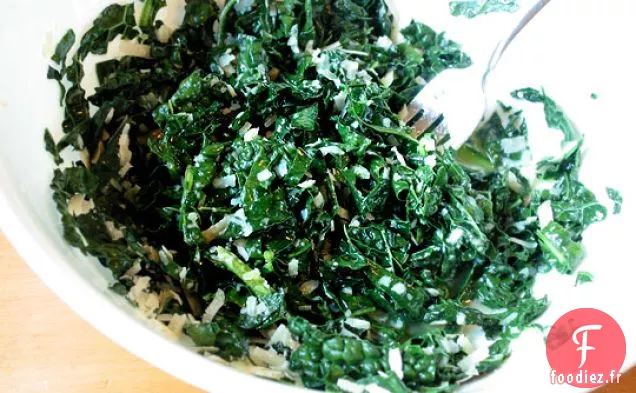 Salade De Chou Frisé Au Pecorino Et Au Citron