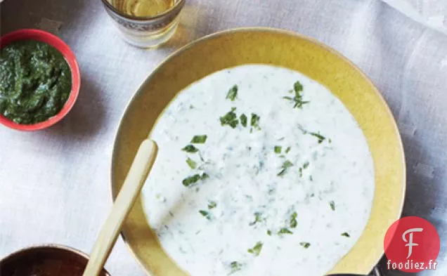 Sauce à la Coriandre et au Yogourt